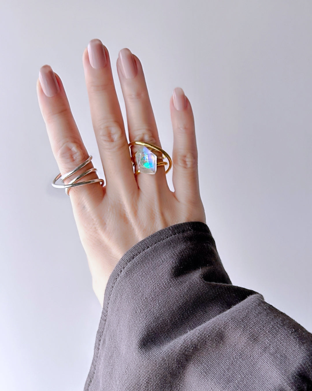 Frames Ring / Fragment / Alice in Wonderland_Frost Clear 7-b / silver925 / type-C