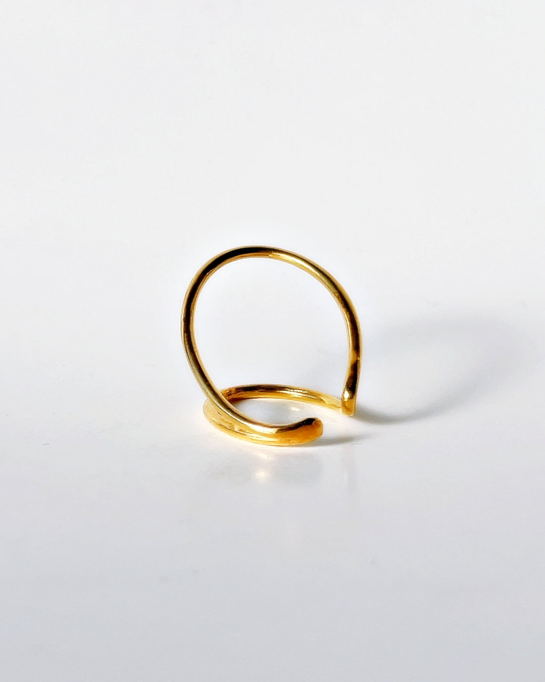 Orbit Double Line Ring, Ear Cuff / Interchangeable / GOLD 