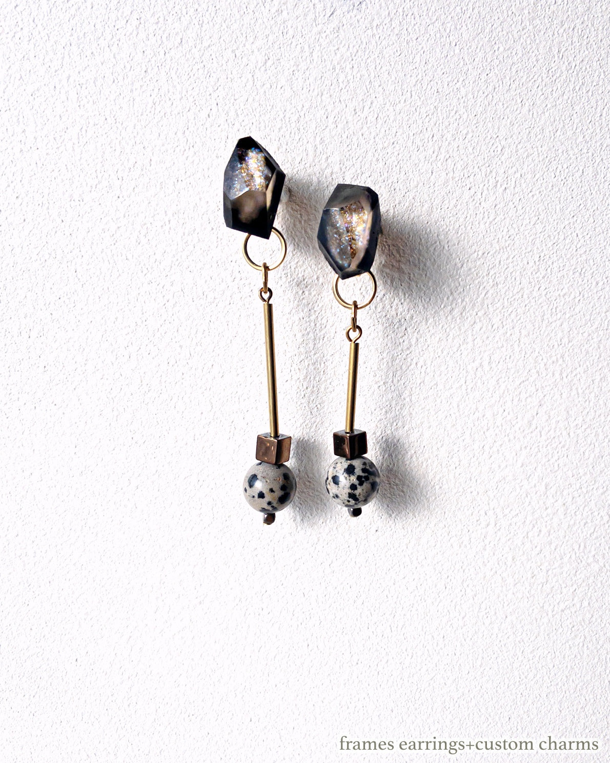 Frames Earrings / Fragment / Interchangeable / Night On The Galactic Railroad 6-a