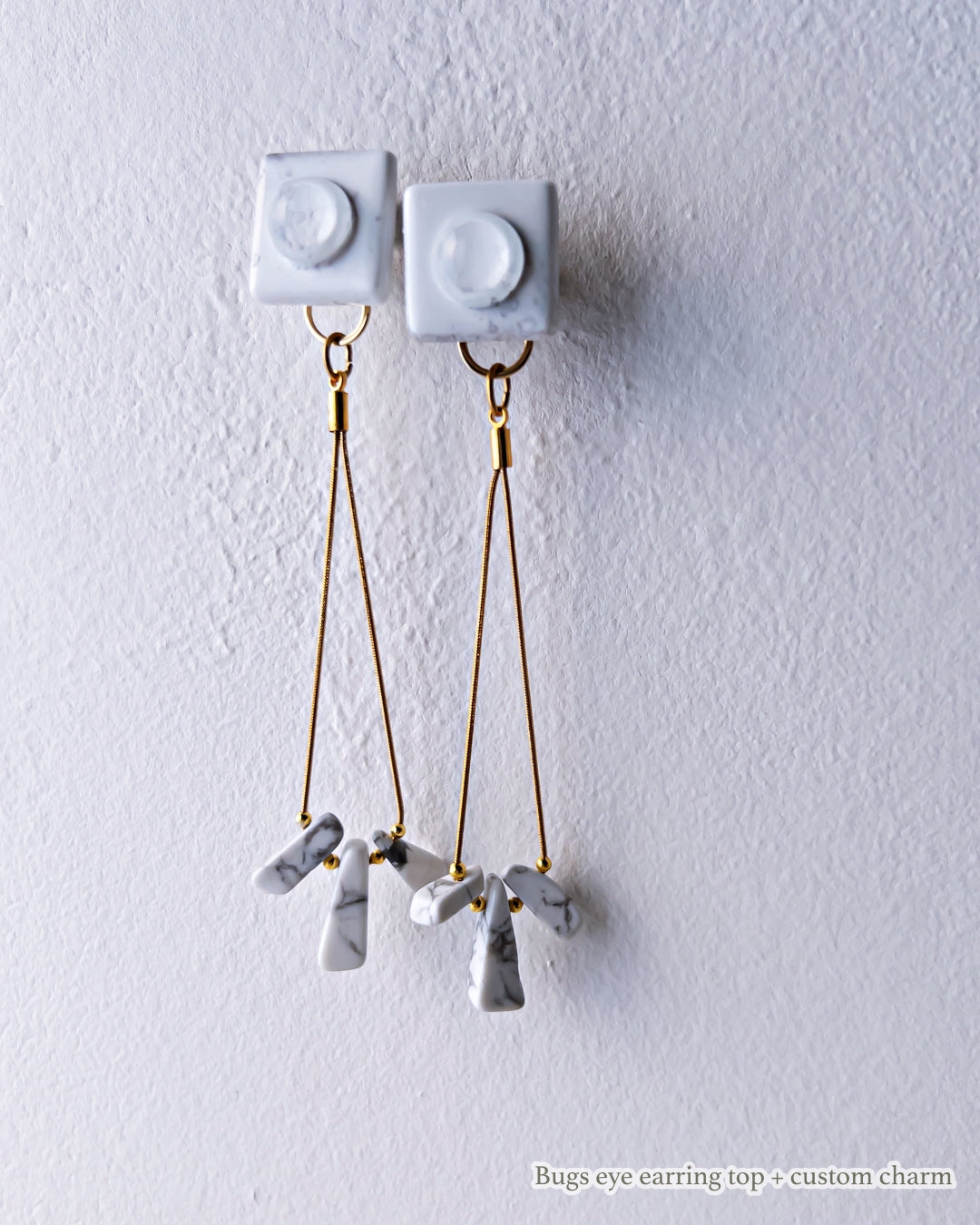 Custom Charms / Interchangeable / 着せ替えチャーム / Long White