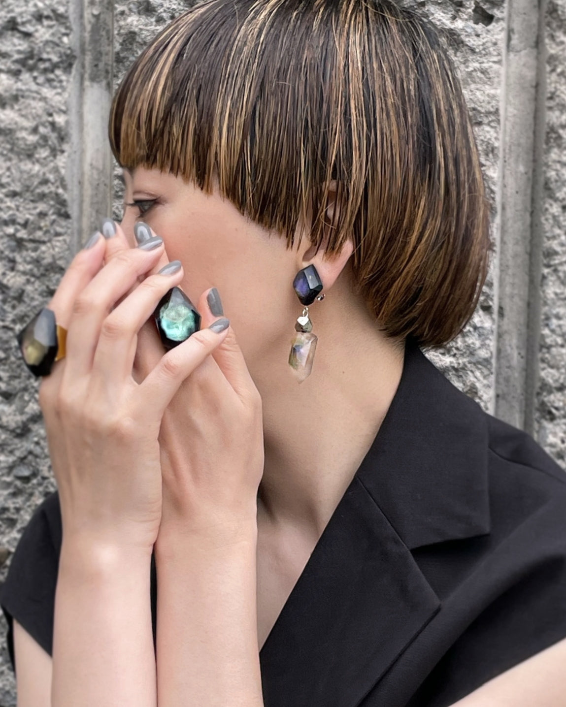 Frames Volume  Earrings / Fragment / Mellow Yellow M