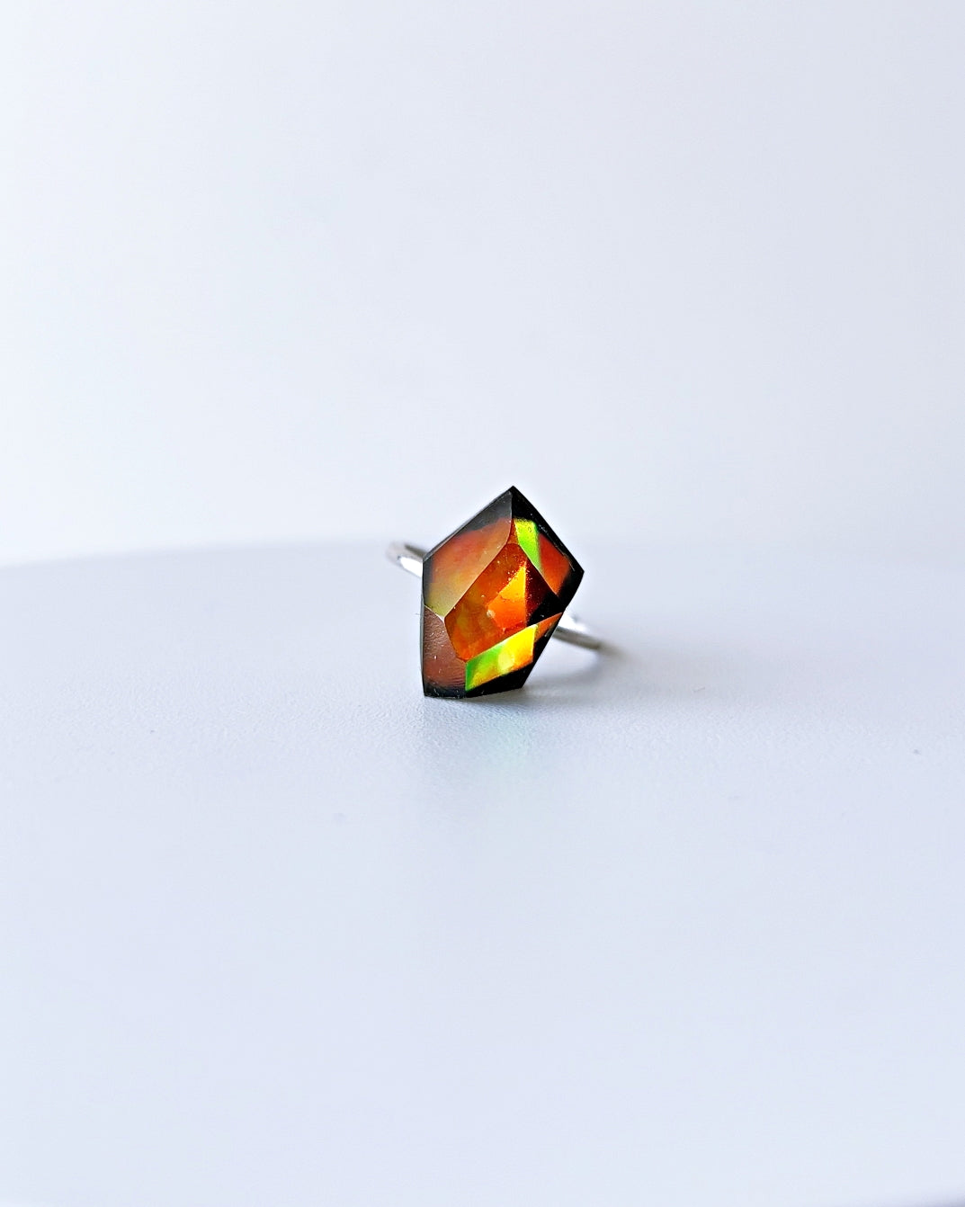 Frames Ring / Fragment / Floating Prism 1-c / silver925 / type-C