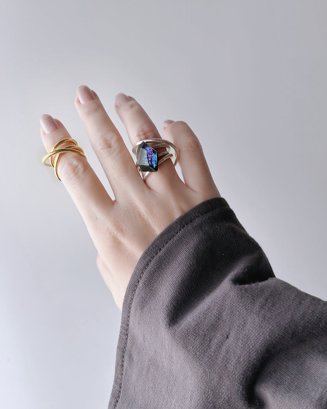 Frames Ring / Fragment / Night On The Galactic Railroad Midnight Blue 5-a / silver925 / type-C