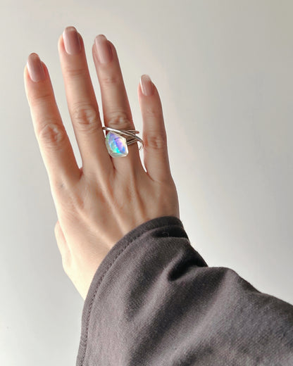 Orbit Triple Line Ring / Interchangeable / silver925 / M