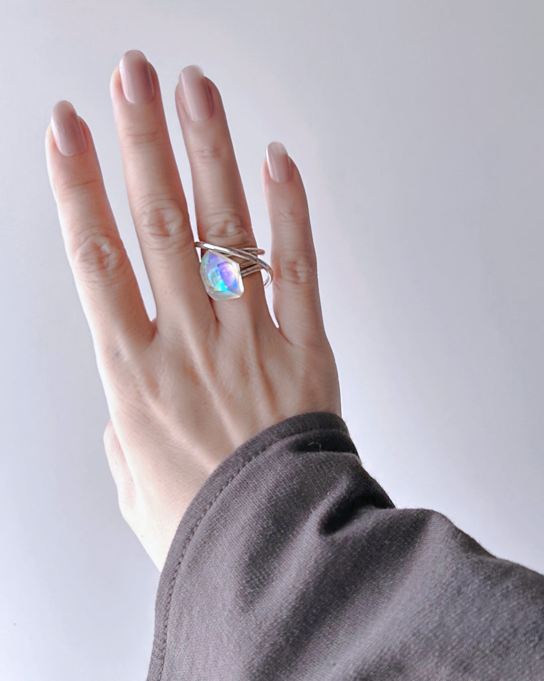 Frames Ring / Fragment / Alice in Wonderland_Frost Clear 7-b / silver925 / type-C