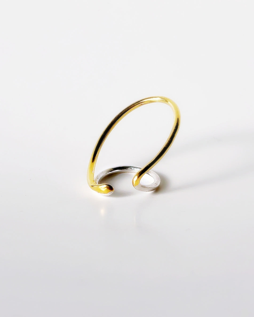 Orbit double line ring, ear cuff /Interchangeable /MIX/silver925