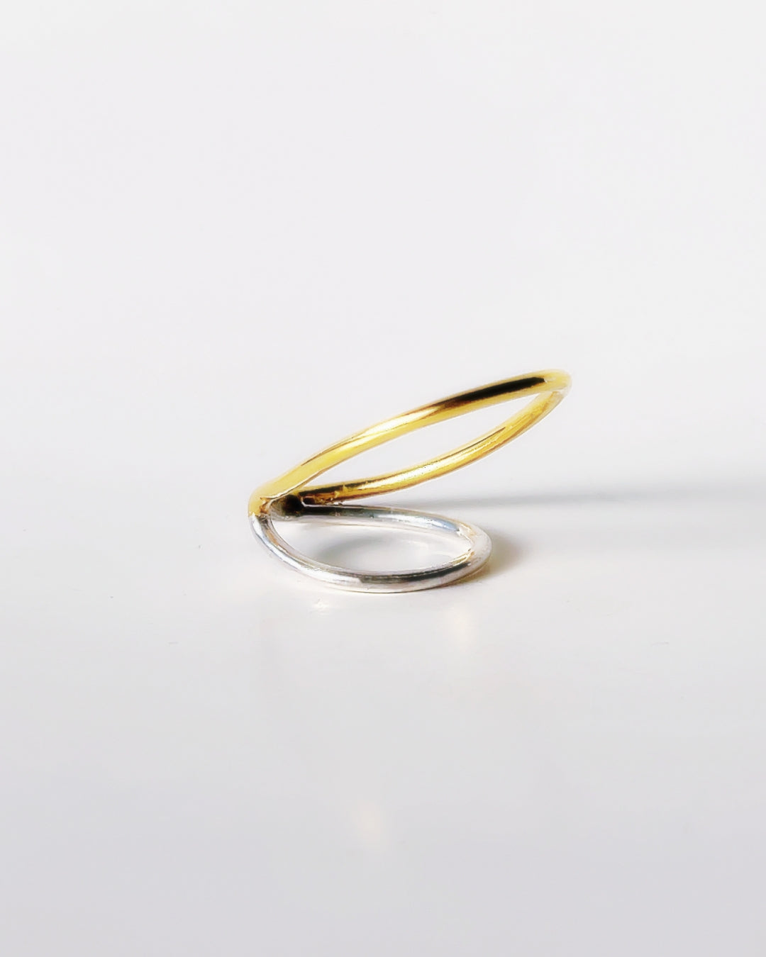 Orbit double line ring, ear cuff /Interchangeable /MIX/silver925