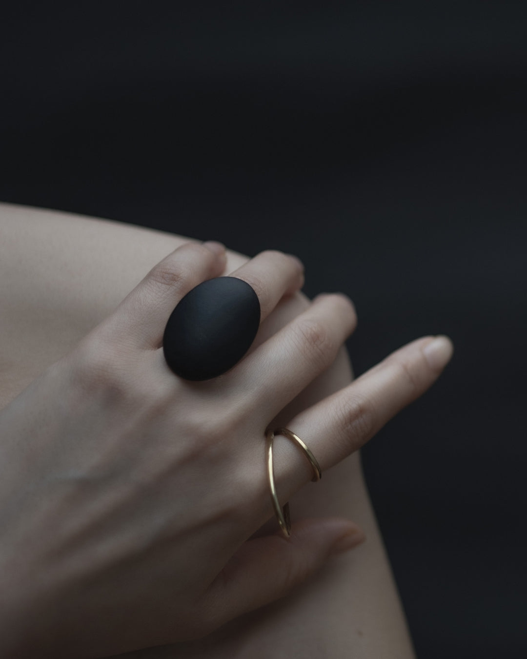 Orbit double line ring, ear cuff / Interchangeable /GOLD/silver925