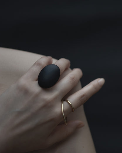 Orbit double line ring, ear cuff / Interchangeable /GOLD/silver925