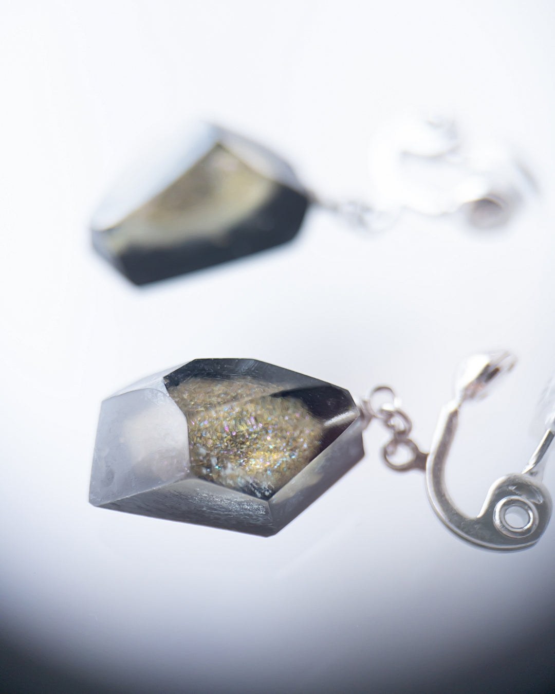 Frames Dangle Earrings/ Fragment / Night On The Galactic Railroad 6-a