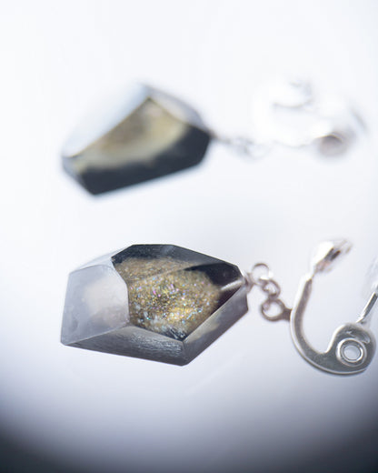 Frames Dangle Earrings/ Fragment / Night On The Galactic Railroad 6-a