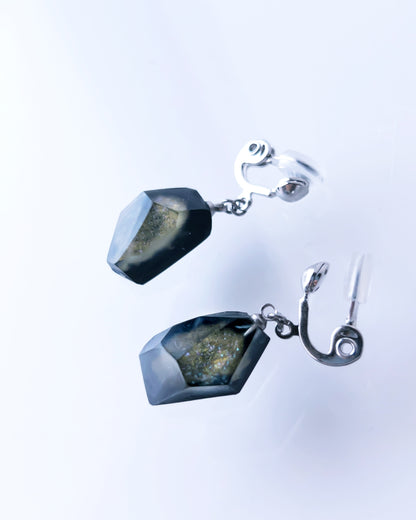Frames Dangle Earrings/ Fragment / Night On The Galactic Railroad 6-a