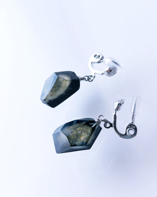 Frames Dangle Earrings/ Fragment / Night On The Galactic Railroad 6-a