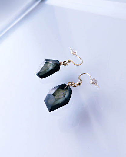Frames Dangle Earrings/ Fragment / Night On The Galactic Railroad 6-a