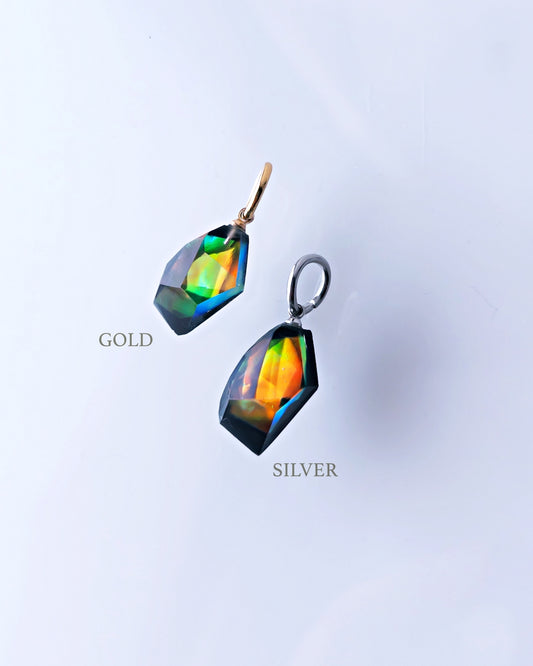 Frames interchangeable charm / Fragment / Interchangeable / Floating Prism 1-c