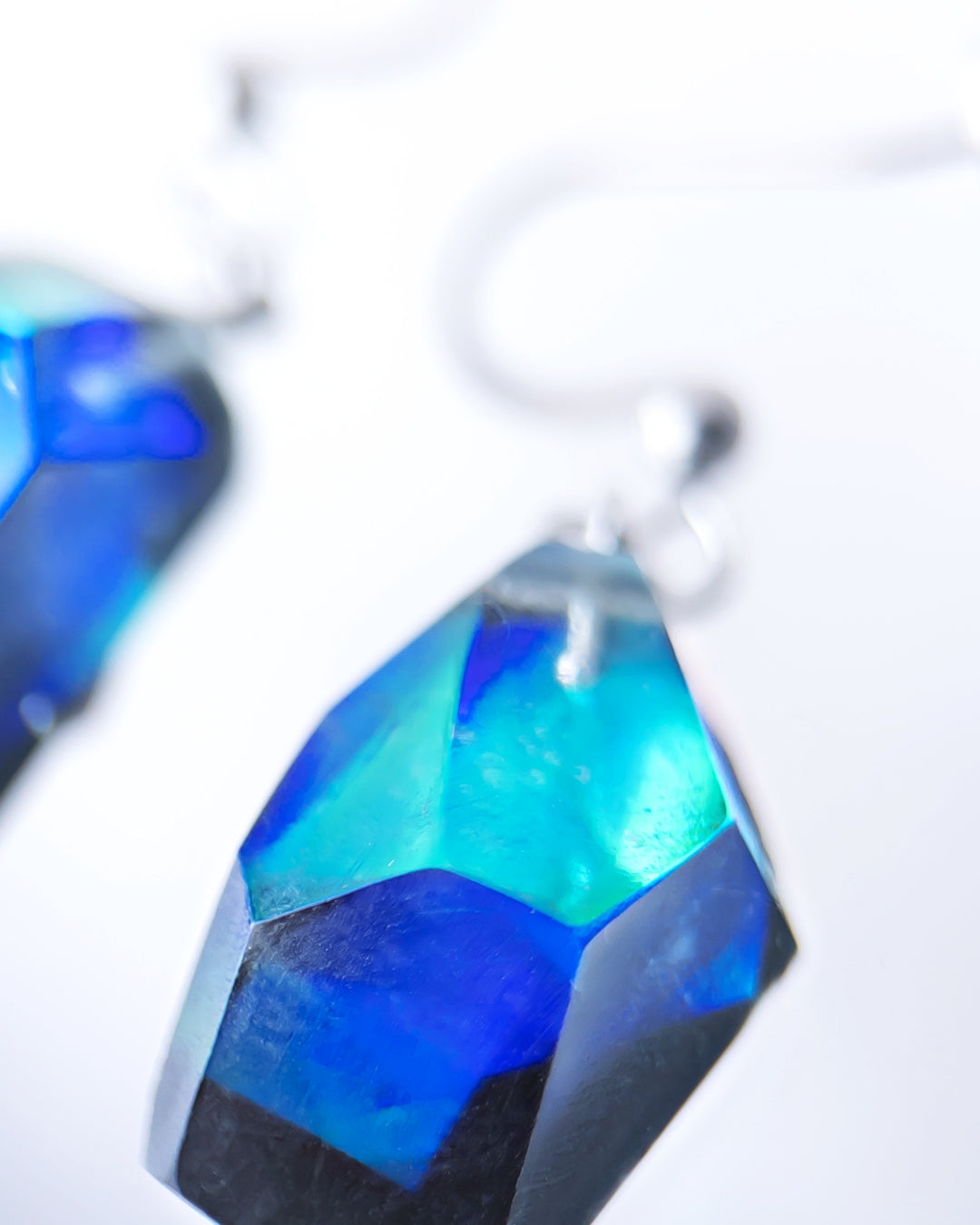 Frames Dangle Earrings/ Fragment / Floating Prism 1-a
