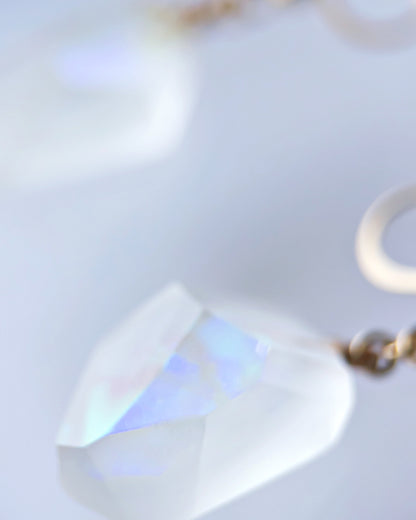 Frames Dangle Earrings /  Fragment / Alice in wonderland_Frost Clear 7-b