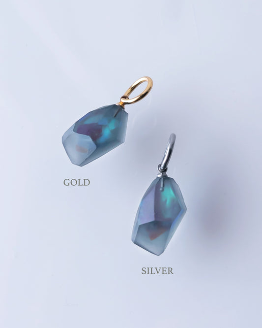 Frames interchangeable charm / Fragment / Interchangeable / Alice in Wonderland_frost bluegray 7-c