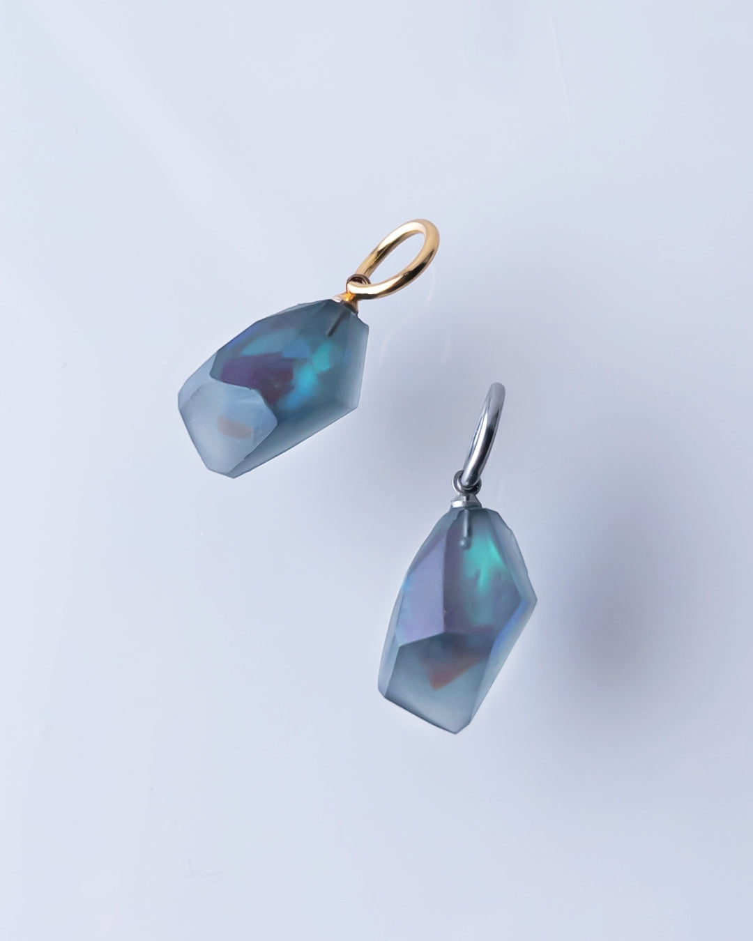 Frames interchangeable charm / Fragment / Interchangeable / Alice in Wonderland_frost bluegray 7-c