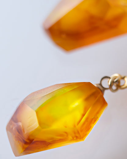 Frames Dangle Earrings / Fragment / Gem Fire