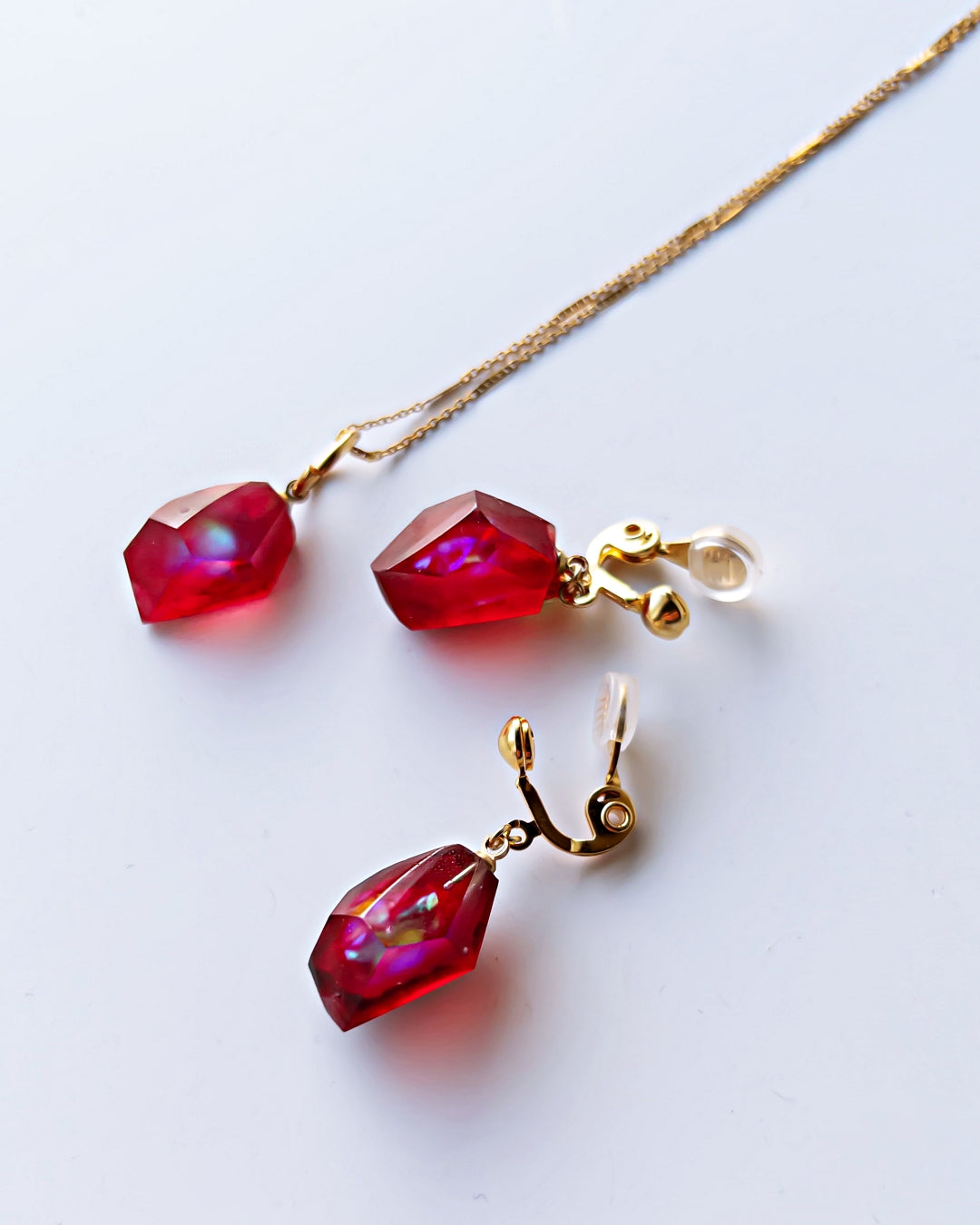 Frames interchangeable charm / Fragment / Interchangeable / Alice in Wonderland_frost red 7-a