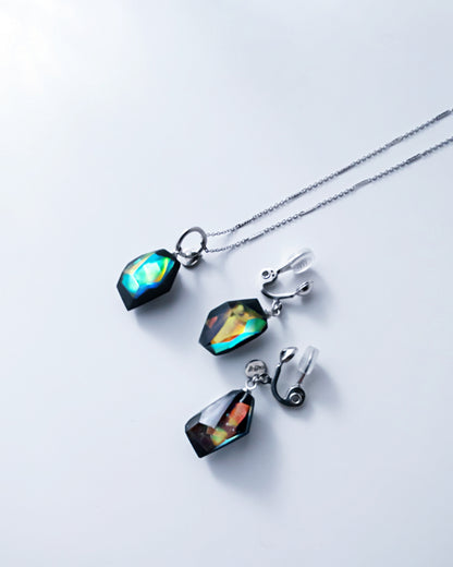 Frames interchangeable charm / Fragment / Interchangeable / Floating Prism 1-c