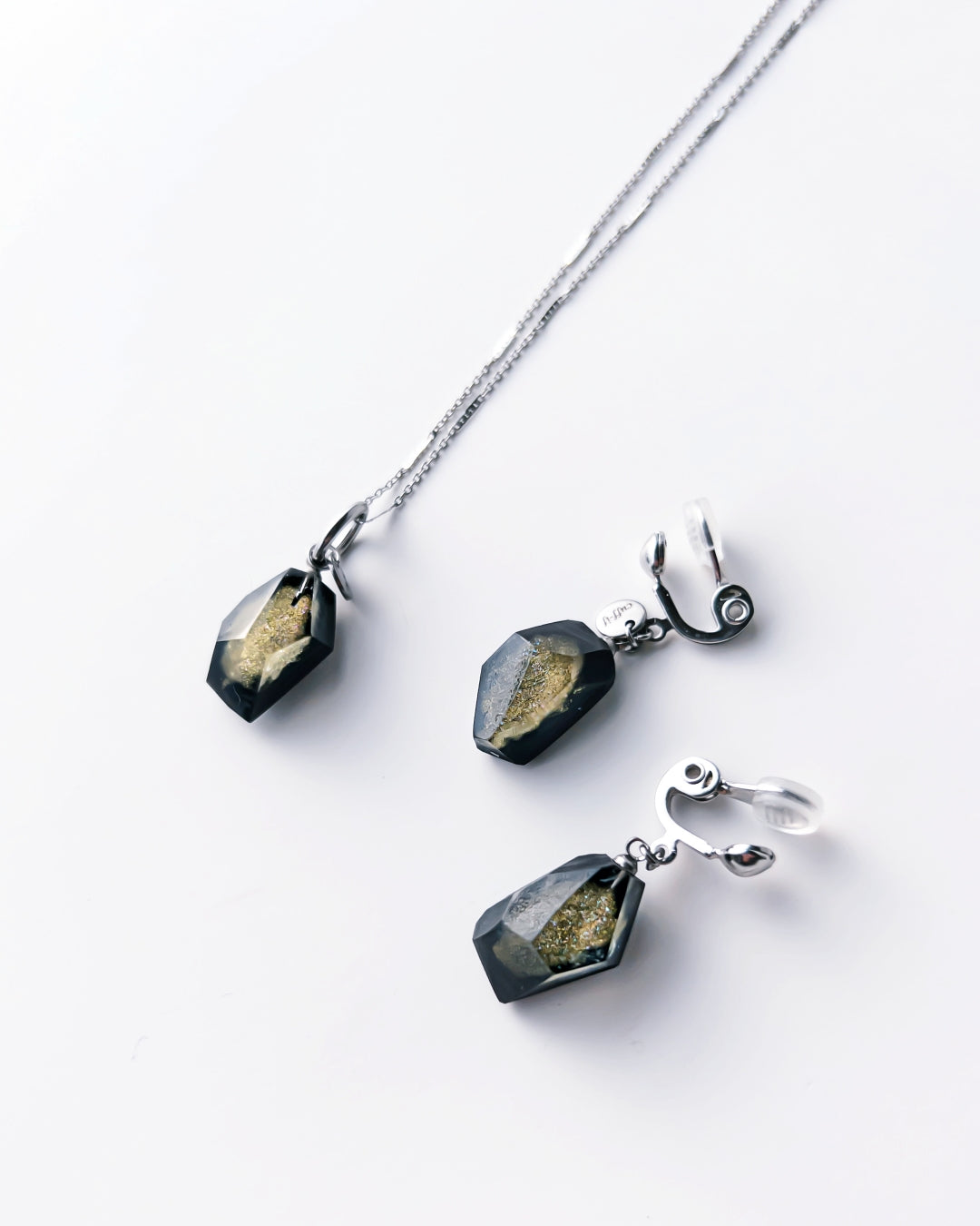 Frames Dangle Earrings/ Fragment / Night On The Galactic Railroad 6-a