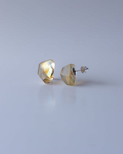 Frames Earrings / Fragment / Interchangeable / Hydrangea Dreamscape-Faded Mirage Frost