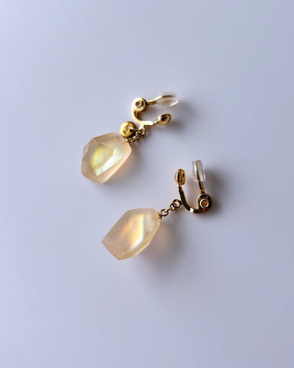 Frames Dangle Earrings / Fragment / Hydrangea Dreamscape-Faded Mirage Frost