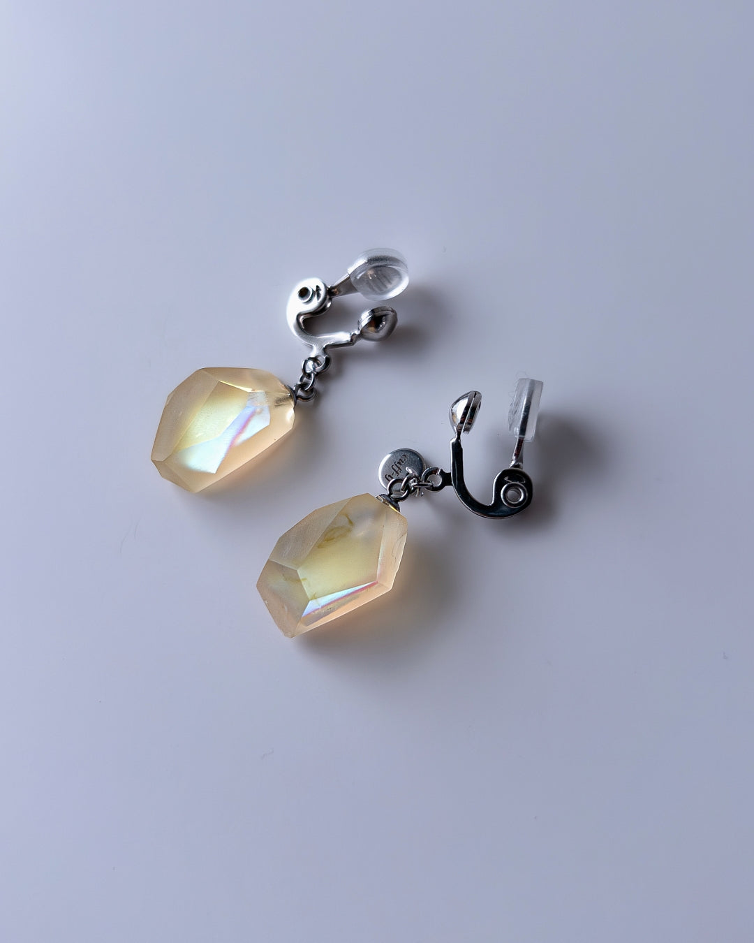 Frames Dangle Earrings / Fragment / Hydrangea Dreamscape-Faded Mirage Frost