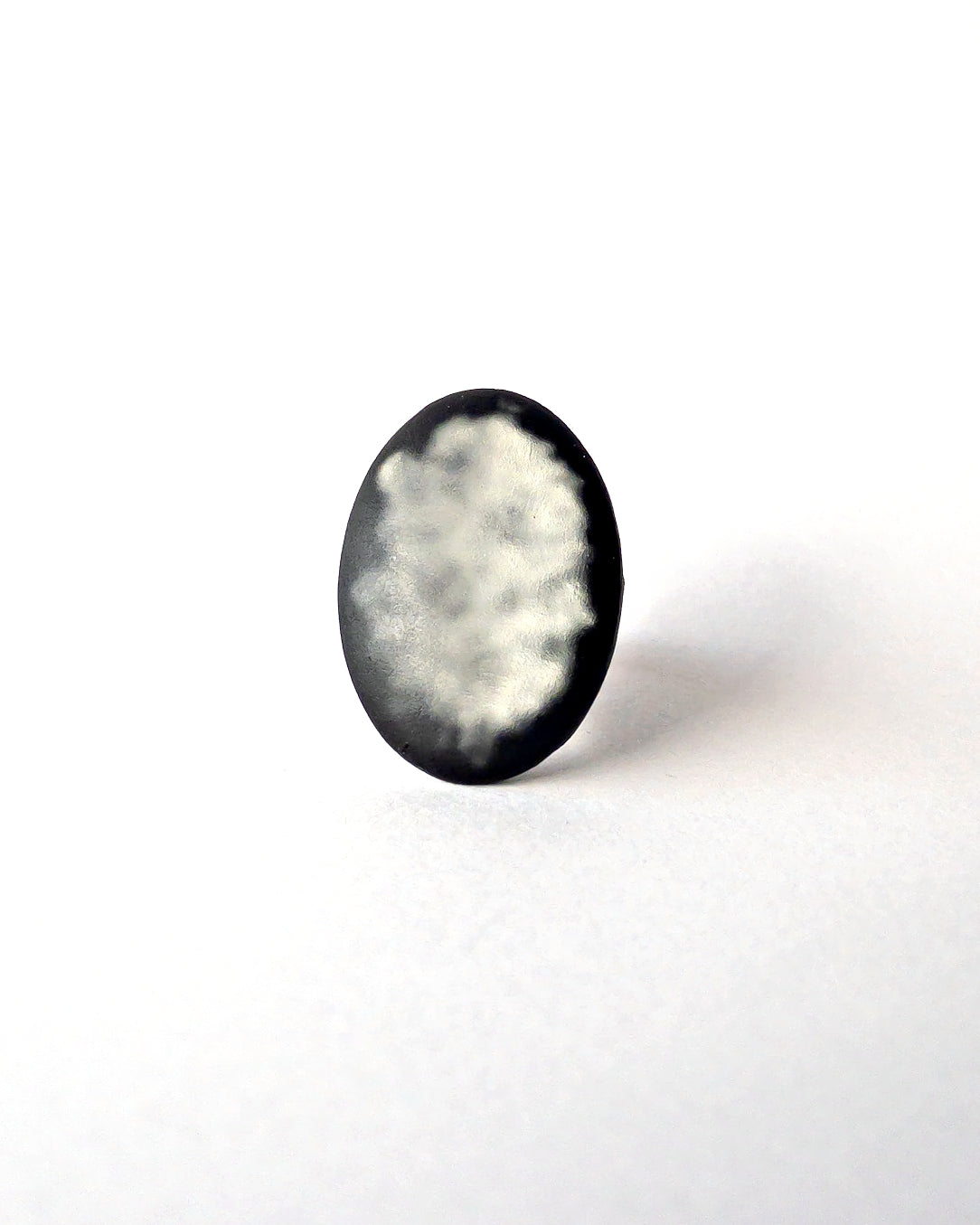 Galaxy volume ring /Moon/ full moon 満月 silver