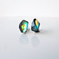 Frames earrings/crystals/Floating prism 1-c