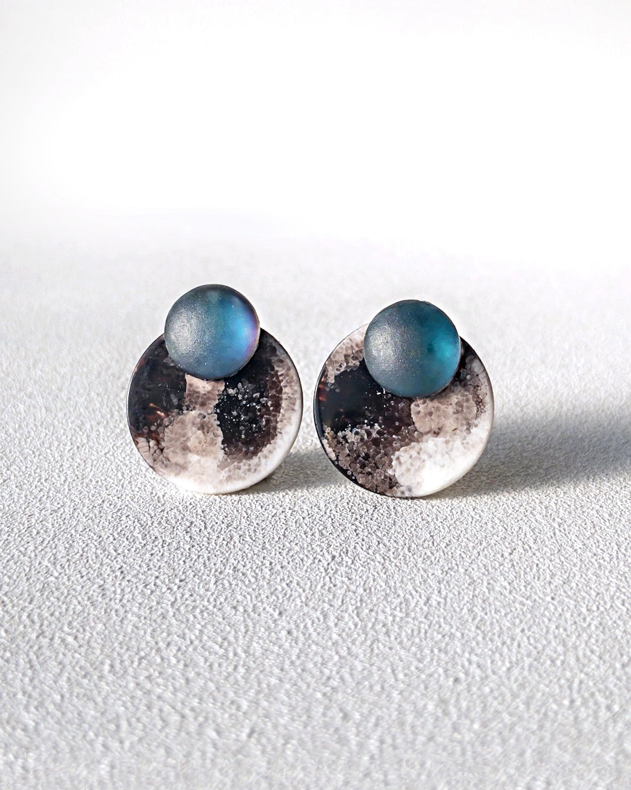 Galaxy / Interchangeable / Moon Phase - ミチカケ / Brown-Blue