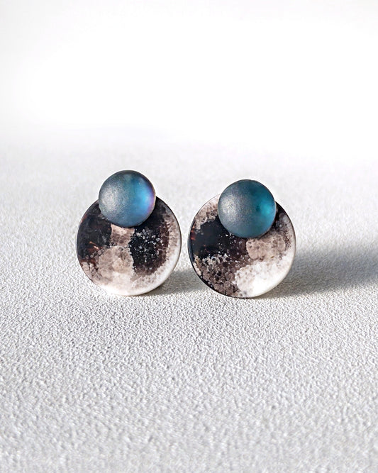 Galaxy / Interchangeable / Moon Phase - ミチカケ / Brown-Blue