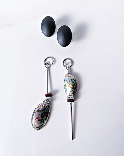 Galaxy 2way earrings /floating/ Interchangeable