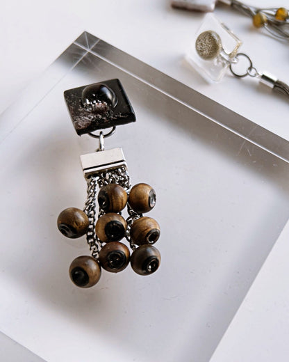 Bugs Eye 2way Earrings / Interchangeable / Macro View