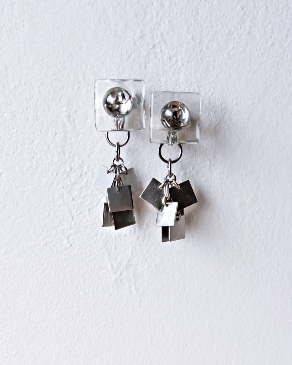 Bugs Eye 2way Earrings / Interchangeable / Jewel Scarab-Platina