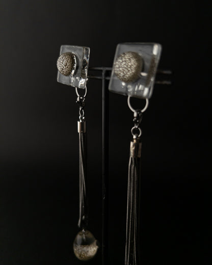 Bugs Eye Mulchway Earrings / Interchangeable / Macro View