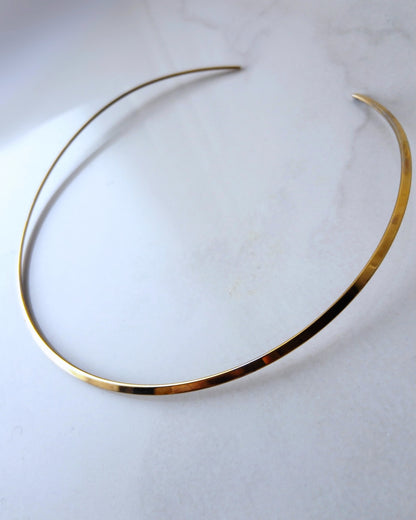 Custom choker Interchangeable /stainless, 24k gold plated/