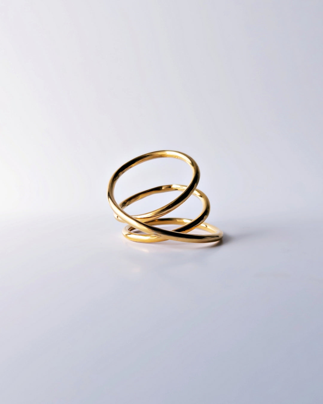 Orbit Triple Line Ring / Interchangeable / 着せ替え / GOLD / silver925 / L