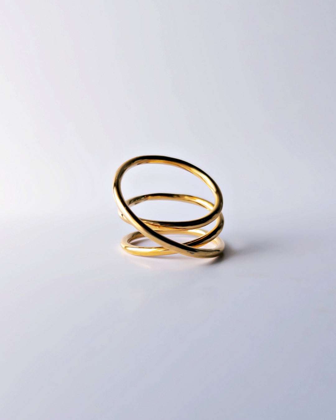 Orbit Triple Line Ring / Interchangeable / 着せ替え / GOLD / silver925 / L