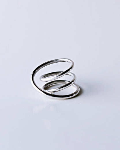 Orbit Triple Line Ring / Interchangeable / silver925 / M