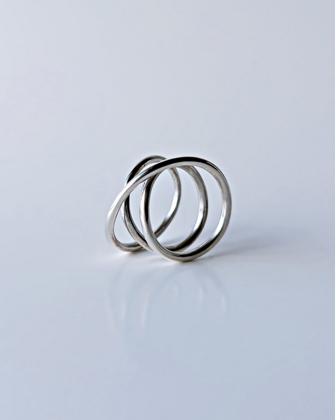 Orbit Triple Line Ring / Interchangeable / silver925 / M