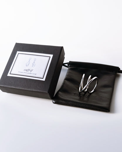 Orbit Triple Line Ring / Interchangeable / silver925 / S