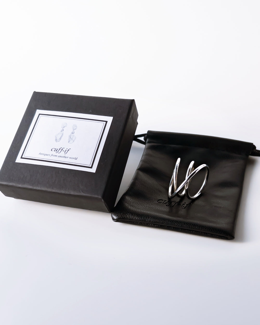 Orbit Triple Line Ring / Interchangeable / silver925 / M