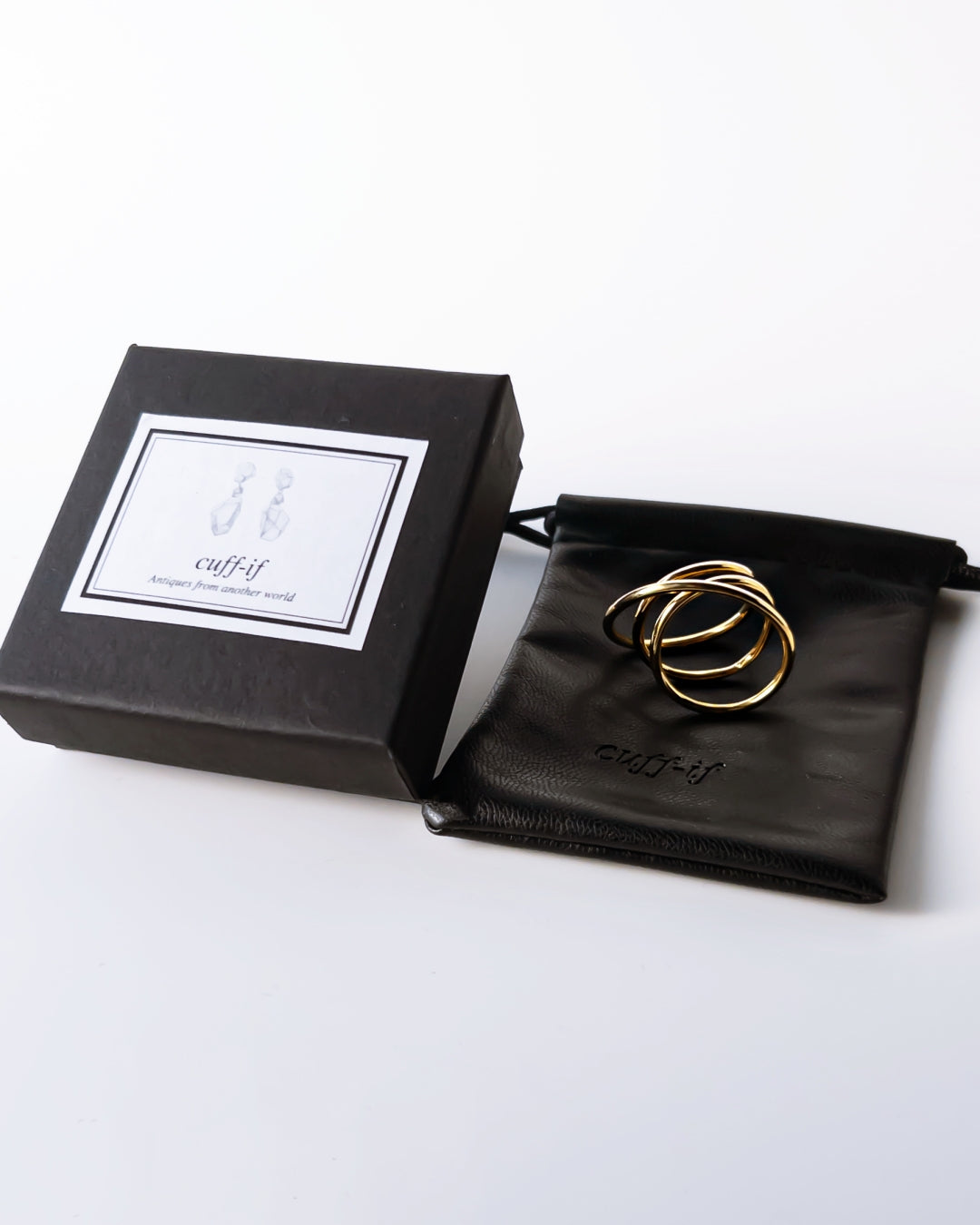 Orbit Triple Line Ring / Interchangeable / 着せ替え / GOLD / silver925 / L