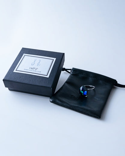 Frames Ring / Fragment / Floating Prism 1-c / silver925 / type-C