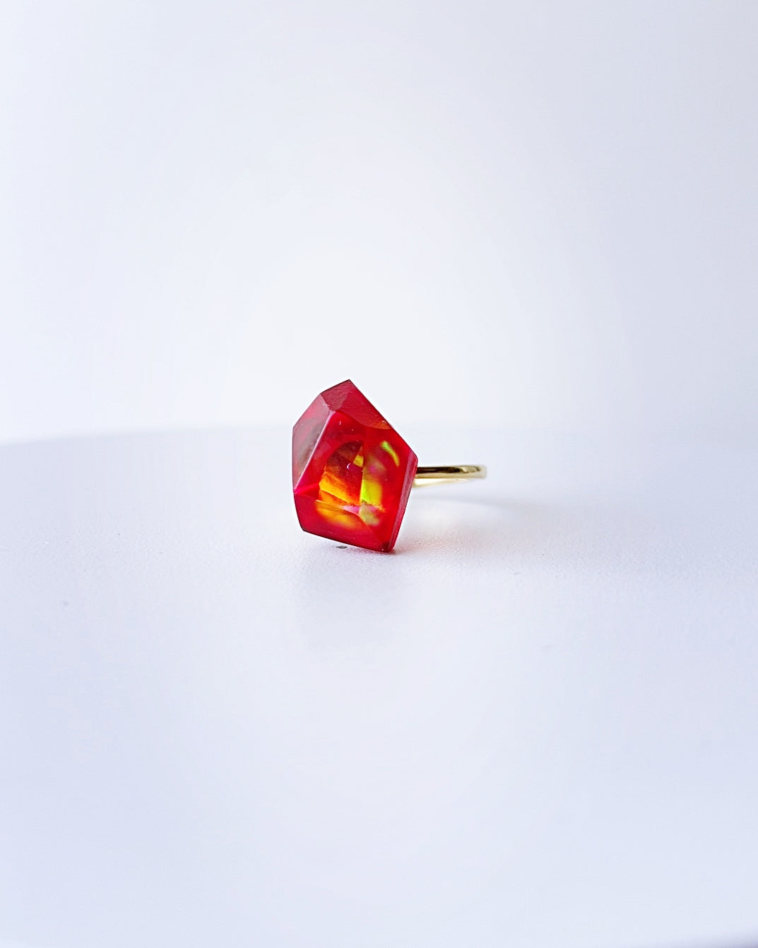 Frames Ring / Fragment / Alice in Wonderland Red 7-a / silver925 / type-C