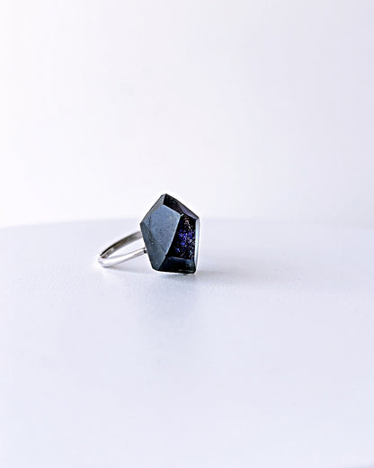 Frames Ring / Fragment / Night On The Galactic Railroad Midnight Blue 5-a / silver925 / type-C
