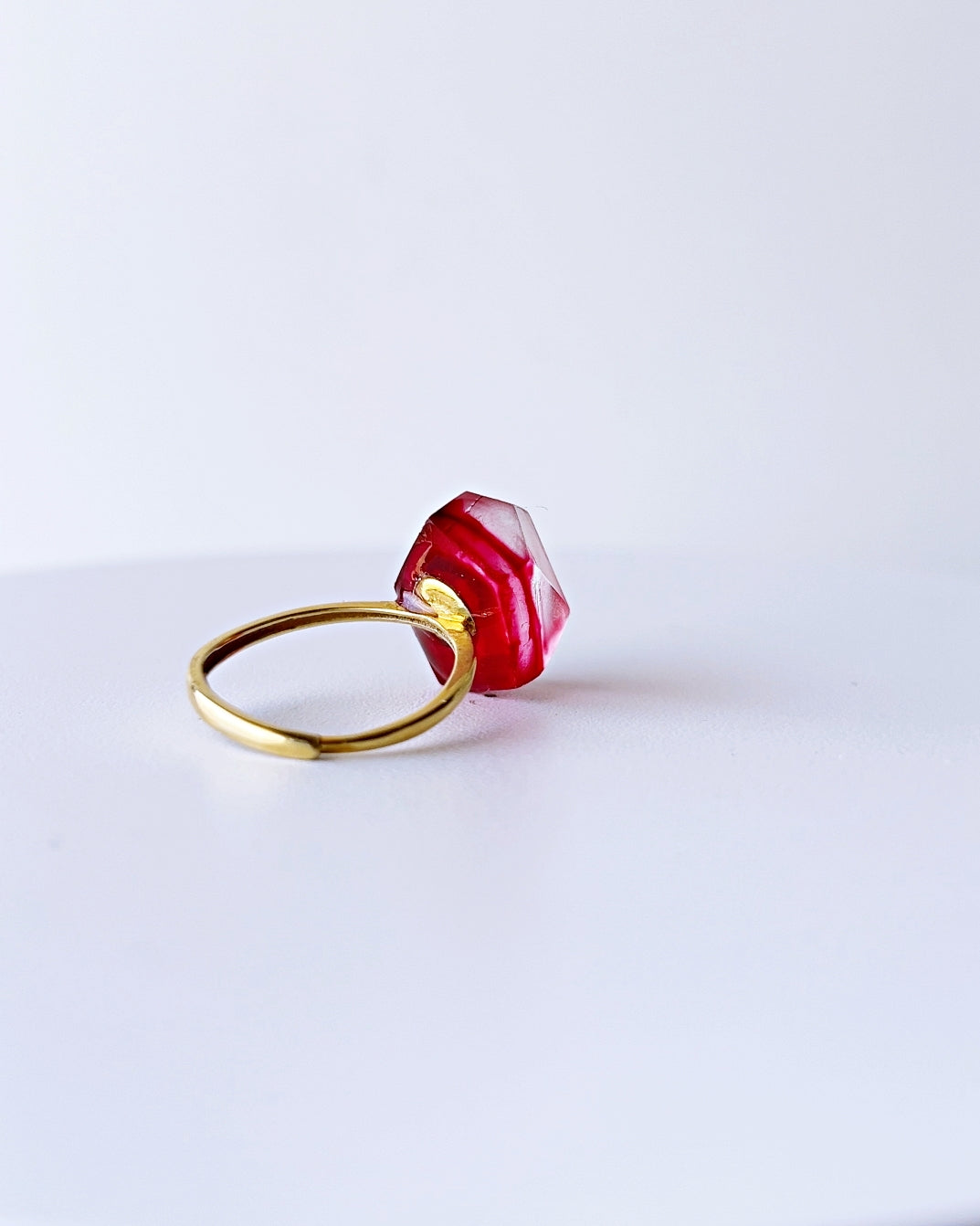 Frames Ring / Fragment / Alice in Wonderland Red 7-a / silver925 / type-C